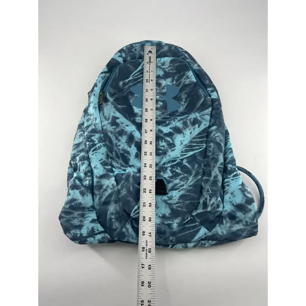 Under Armour Sack Backpack Blue Tie dye Camo School Cinch Bag Zippers